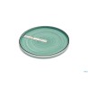 JUSTCOLOR GREEN-PIATTO TONDO CON BORDO CM.28,5 HP11199-1096K2