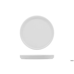 JUSTWHITE-PIATTINO TONDO BORDO ALTO CM.13 HHP8494