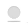 JUSTWHITE-PIATTINO TONDO BORDO ALTO CM.13 HHP8494