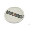 JUSTWHITE-PIATTINO TONDO BORDO ALTO CM.13 HHP8494