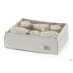 JUSTWHITE-TAZZA CAFFE FORMA PERA SENZA PIATTO 80CC     009B