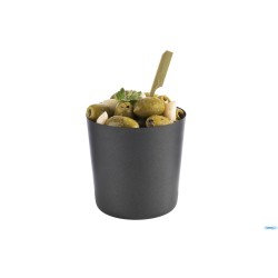 LEVANTE-CIOTOLA CM 8,5XH.8,5 ACCIAIO INOX, GRIGIO NERO 0,4 LITRI