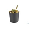 LEVANTE-CIOTOLA CM 8,5XH.8,5 ACCIAIO INOX, GRIGIO NERO 0,4 LITRI