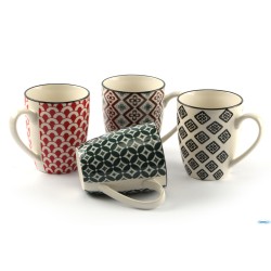 MOSAIK-TAZZA MUG DECORI ASSORTITI  RH9934L