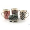 MOSAIK-TAZZA MUG DECORI ASSORTITI  RH9934L