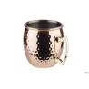MOSCOW MULE 9 CM, H: 10 CM CL 50 ACCIAIO INOSSIDABILE, SUPERFICIE MARTELLATA EFFETTO RAME