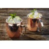 MOSCOW MULE 9 CM, H: 10 CM CL 50 ACCIAIO INOSSIDABILE, SUPERFICIE MARTELLATA EFFETTO RAME