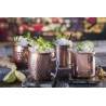 MOSCOW MULE 9 CM, H: 10 CM CL 50 ACCIAIO INOSSIDABILE, SUPERFICIE MARTELLATA EFFETTO RAME