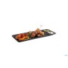 NERO-VASSOIO RETTANGOLARE MELAMINA  41X15 CON 2 INCAVI 85097