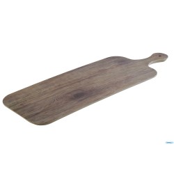 OAK-VASSOIO MELAMINA EFFETTO LEGNO CM. 48X20 H.1,5 CON MANICO CM 13 84179