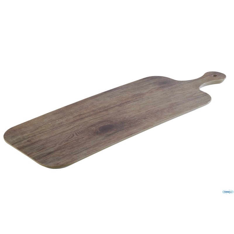 OAK-VASSOIO MELAMINA EFFETTO LEGNO CM. 48X20 H.1,5 CON MANICO CM 13 84179 OAK-VASSOIO MELAMINA EFFETTO LEGNO CM. 48X20 H.1,5 CON MANICO CM 13 84179