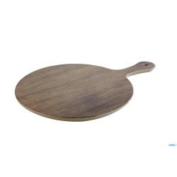 OAK-VASSOIO MELAMINA EFFETTO ROVERE CM 30XH.1,5 CM MANICO 12 CM MELAMINA, EFFETTO LEGNO DI ROVERE