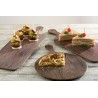 OAK-VASSOIO MELAMINA EFFETTO ROVERE CM 30XH.1,5 CM MANICO 12 CM MELAMINA, EFFETTO LEGNO DI ROVERE