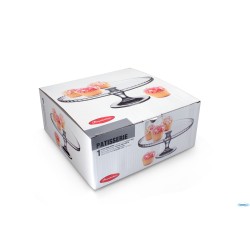 PATISSERIE TRASPARENTE - ALZATA CM. 32 CON PIEDE ART. 95117  MILANO