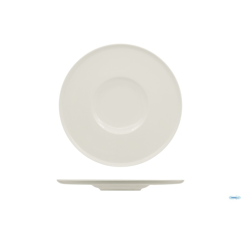 PRIVILEGE - PIATTO PIANO GOURMET CM 28- ALLUMINA