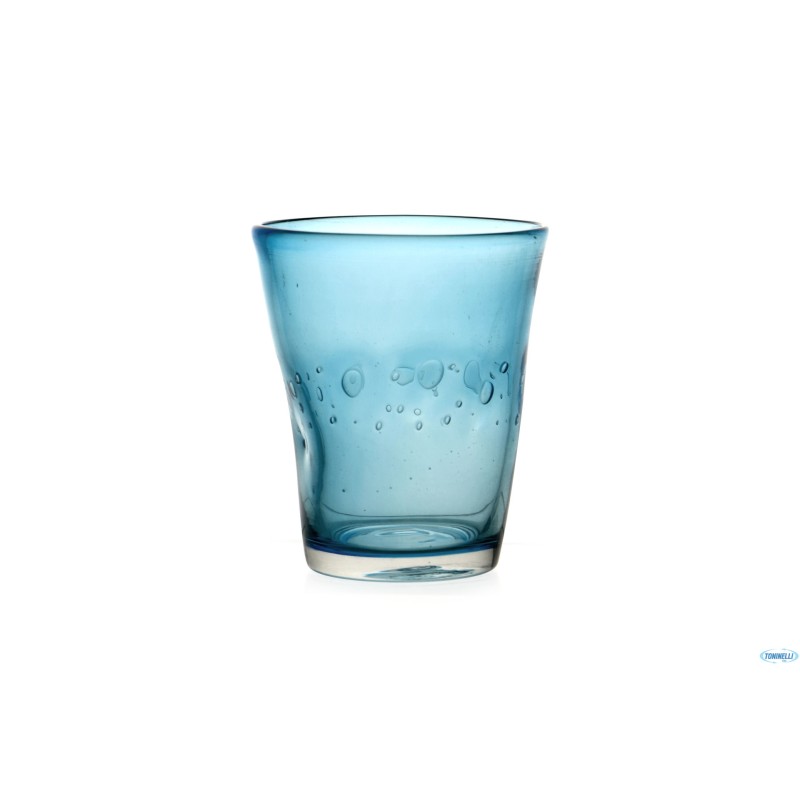 RIALTO-BICCHIERE PER ACQUA CL.35  INCAMICIATO COLORE ACQUAMARINA T090105CS