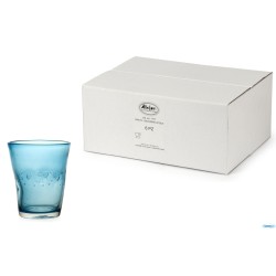RIALTO-BICCHIERE PER ACQUA CL.35  INCAMICIATO COLORE ACQUAMARINA T090105CS