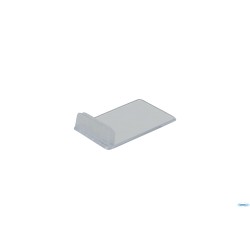 SUPPORTO BASE PER TAG ETICHETTE 10 PZ, TRASPARENTE CM 1X4X0,6. TAG NON INCLUSA   TAG-HLD-TR