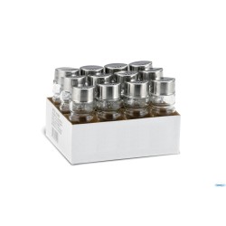 VINAGR SALEROS QUESE - SET 12 SALINI IN VETRO ED ACCIAIO INOX 3905