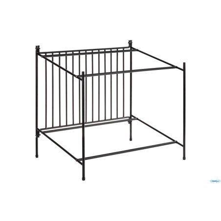 ALZATA PER BUFFET GN 1.1 IN METALLO NERO CON PIEDINI ANTISCIVOLO CM. 49X38,5 H.48   30331