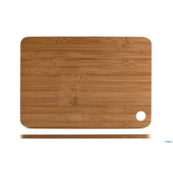 BAMBOO DARK-TAGLIERE RETTANGOLARE CM 33X23XH.1 CON FORO IDEALE DA APPENDERE