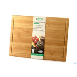 BAMBOO-TAGLIERE BAMBOO RETTANGOLARE CM 44X32XH.1,6 CON SCANALATURA