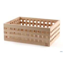 BROTSTATION-SCATOLA IN LEGNO CM 34X26XH12,5