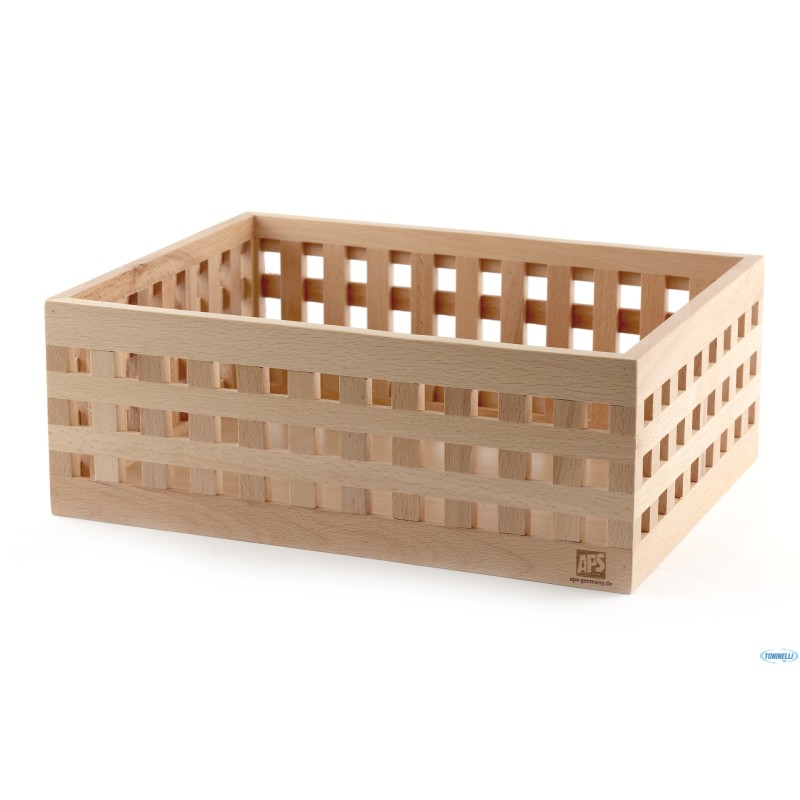 BROTSTATION-SCATOLA IN LEGNO CM 34X26XH12,5