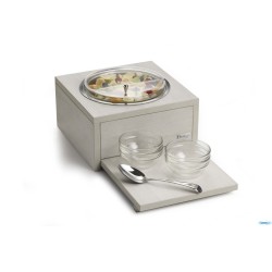 BUFFET COMPACT-STAZIONE BOWL MULTIUSO CON COPERCHIO CM.32X32XH.16,5  51606000
