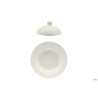 COCOTTE BIANCA TONDA CON COPERCHIO CM.17,1XH.8,7  BA1399
