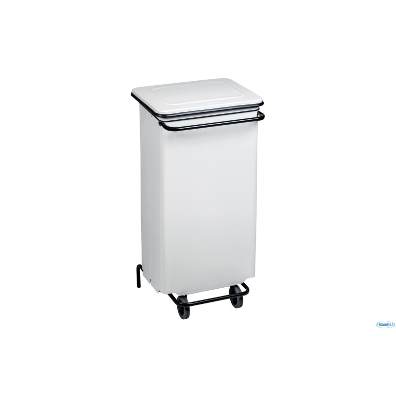 CONTICOLOR-CONTENITORE RIFIUTI MOBILE A PEDALE BIANCO 110L CM 48X42 H 96,5 791124 CONTICOLOR-CONTENITORE RIFIUTI MOBILE A PEDALE BIANCO 110L CM 48X42 H 96,5 791124