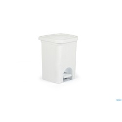 ELEGANCE PATTUMIERA BAGNO BIANCA LT.6 CM.20X20X28 30100