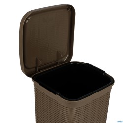 ELEGANCE PATTUMIERA BAGNO BIANCA LT.6 CM.20X20X28 30100