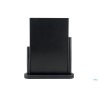 ELEGANT - LAVAGNA DA TAVOLO, BASE IN LEGNO COLORE NERO MODELLO GRANDE A4 CM 27X7,1 H 32,3       ELE-BL-LA