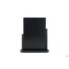 ELEGANT - LAVAGNA DA TAVOLO, BASE IN LEGNO COLORE NERO MODELLO MEDIO A5 CM 20X6 H 23,3       ELE-BL-ME