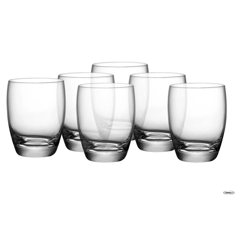 FIORE - EAU - CONFEZIONE 6 BICCHIERI PER  LA TAVOLA CL. 30  1.34710