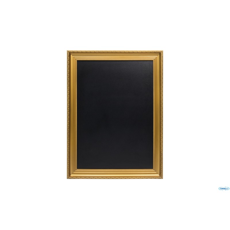 GOLD BOARD-LAVAGNA DA PARETE RETTANGOLARE CORNICE ORO 63X83,5   WBC-G-85