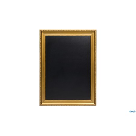 GOLD BOARD-LAVAGNA DA PARETE RETTANGOLARE CORNICE ORO 63X83,5   WBC-G-85