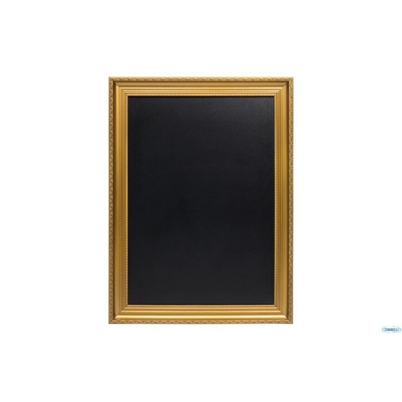 GOLD BOARD-LAVAGNA DA PARETE RETTANGOLARE CORNICE ORO 73X97   WBC-G-105
