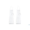 GREMBIULE DAYTON CON PETTORALE BIANCO UNISEX CONFEZIONE 2PEZZI