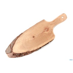HORECAPROFESSIONAL-TAGLIERE CORTECCIA OVALE CON MANICO CM.42X15 40-5002