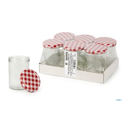 IL CASALE-SET 6 VASI 440ML. CON TAPPO TOVAGLIATO ROSSO 2044082T6D225DZH