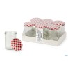 IL CASALE-SET 6 VASI 440ML. CON TAPPO TOVAGLIATO ROSSO 2044082T6D225DZH