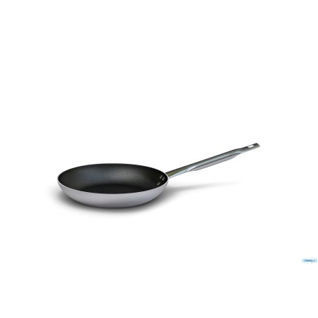LINEA 6700 - PADELLA SVASATA BASSA 1 MANICO PER INDUZIONE CM.24 6700.24