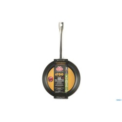 LINEA 6700 - PADELLA SVASATA BASSA 1 MANICO PER INDUZIONE CM.28 6700.28