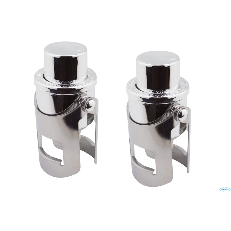 MIXAGE-SET 2 TAPPI CHAMPAGNE INOX CM 4X7,5H 4527