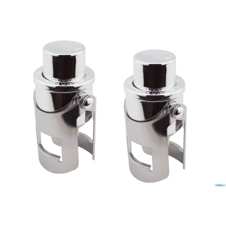 MIXAGE-SET 2 TAPPI CHAMPAGNE INOX CM 4X7,5H 4527
