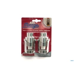 MIXAGE-SET 2 TAPPI CHAMPAGNE INOX CM 4X7,5H 4527