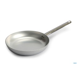 PADELLA SVASATA A BASSA  CON MANICO TUBOLARE CM 24 H 5,5