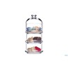 PATISSERIE-SET 3 CONTENITORI CON CUPOLA CM 8,2X22H 96815